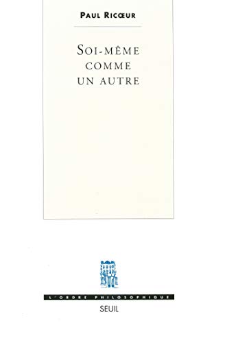 Soi-même comme un autre (ORDRE PHILOS) (French Edition) - Epub + Converted Pdf
